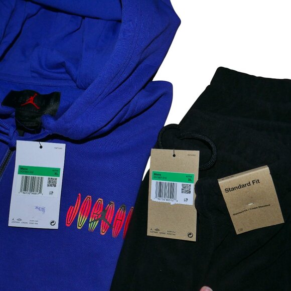 Air Jordan Mens XL MVP Sweatsuit Polar Fleece Fleece Tracksuit 2 Pc Gift Set NWT - Picture 4 of 13